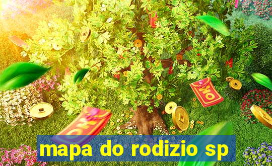 mapa do rodizio sp